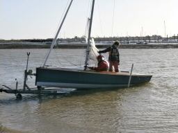 BlueMotion 550 - Launch day, 4 February 2013. Photo: Foundry Reach Yacht Sales